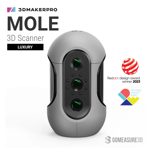 3DMakerPro - Mole Luxury 3D Scanner (Scans Medium Objects)