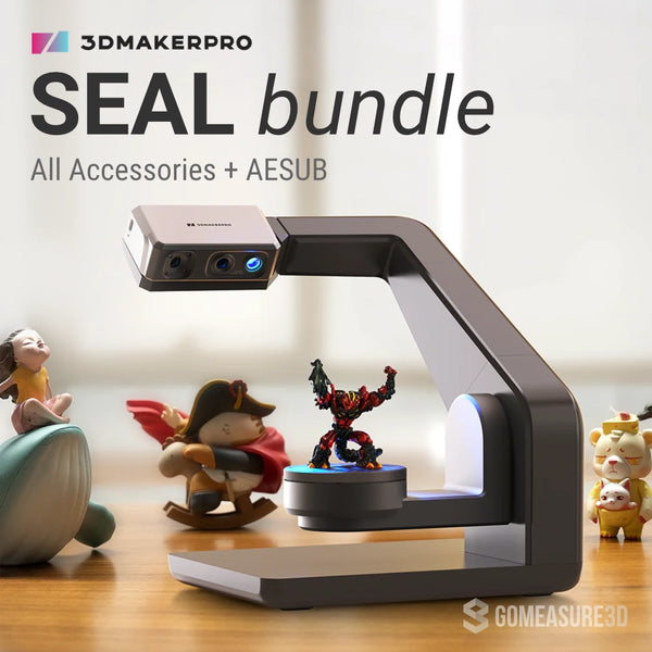 3DMakerPro Seal Bundle Complete With All Accessories (Scans Small Objects)