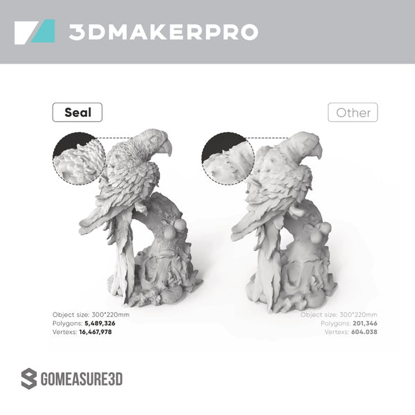 3DMakerPro - Seal 3D Scanner (Scans Small Objects)