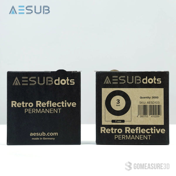 AESUB Dots Retro Reflective Permanent 3mm