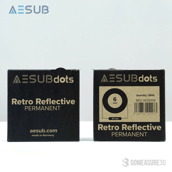 AESUB Dots Retro Reflective Permanent 6mm