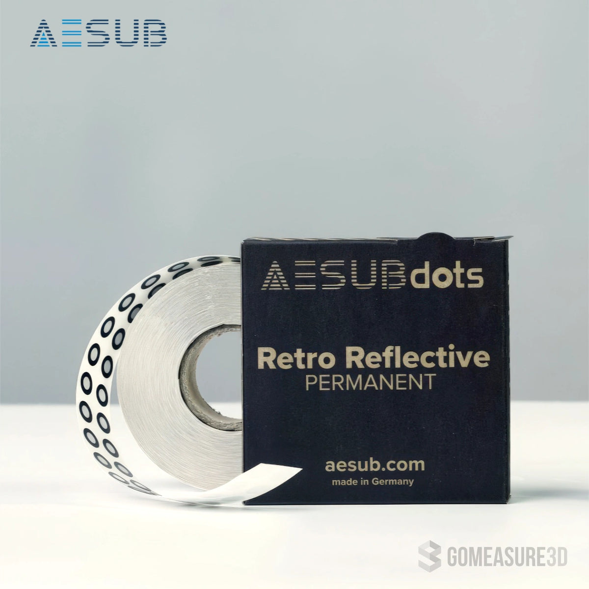 AESUB - AESUBdots Retro Easy - Cibles de positionnement rétroréfléchissantes - 6 mm main image 1