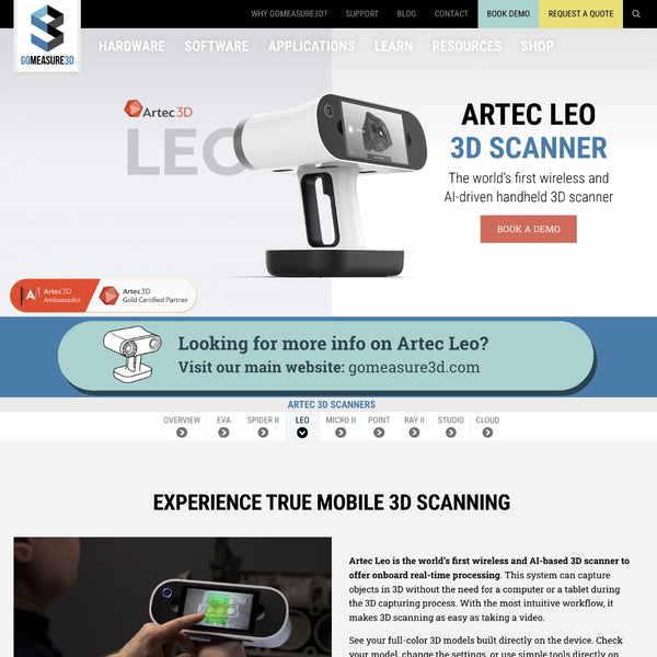 Artec Leo 3D Scanner (EDU)