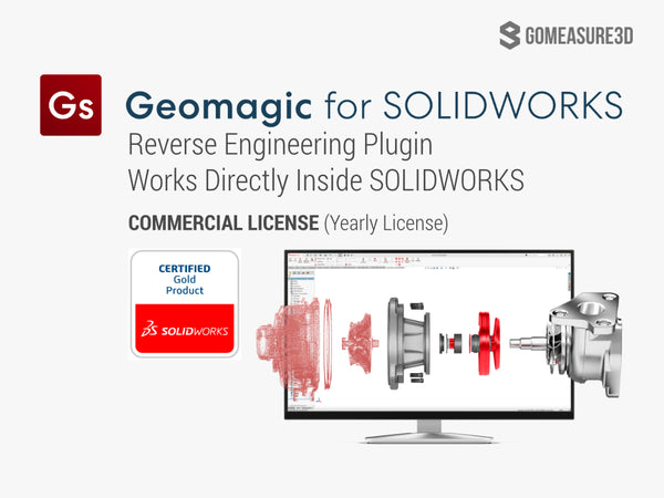 Geomagic for Solidworks (Professional License - Yearly Subscription)