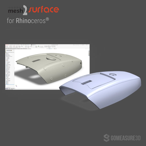 Mesh2Surface (Rhino Plug-in)