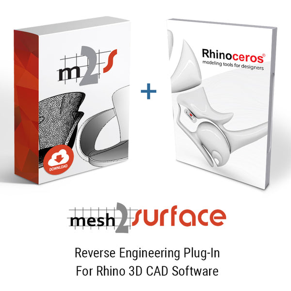 Rhino and Mesh2Surface: Scan to CAD Bundle Package