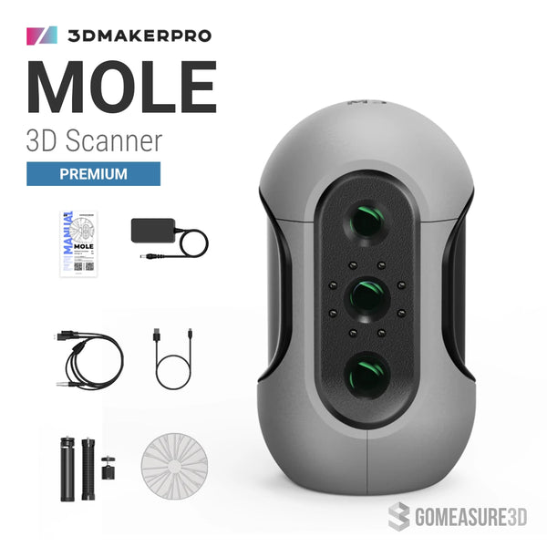 3DMakerPro - Mole 3D Scanner (Scans Medium Objects)