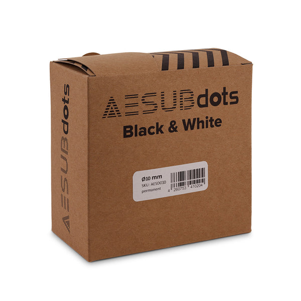 AESUB Dots Black and White 10mm