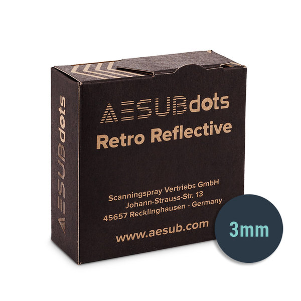 AESUB Dots Retro Reflective Permanent 3mm