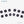 AESUB Dots Black and White 1.5mm