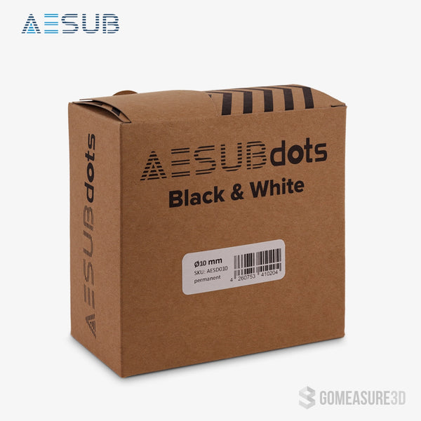 AESUB Dots Black and White 10mm