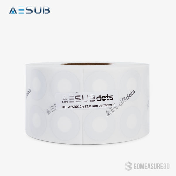 AESUB Dots Black and White 12mm
