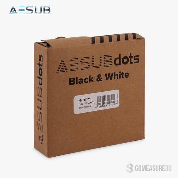 AESUB Dots Black and White 3mm