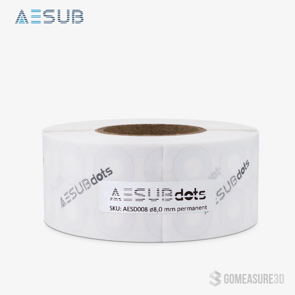 AESUB Dots Black and White 8mm