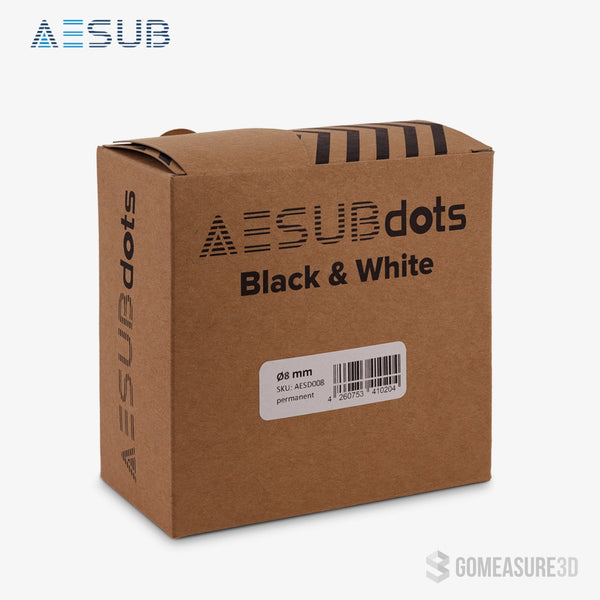 AESUB Dots Black and White 8mm