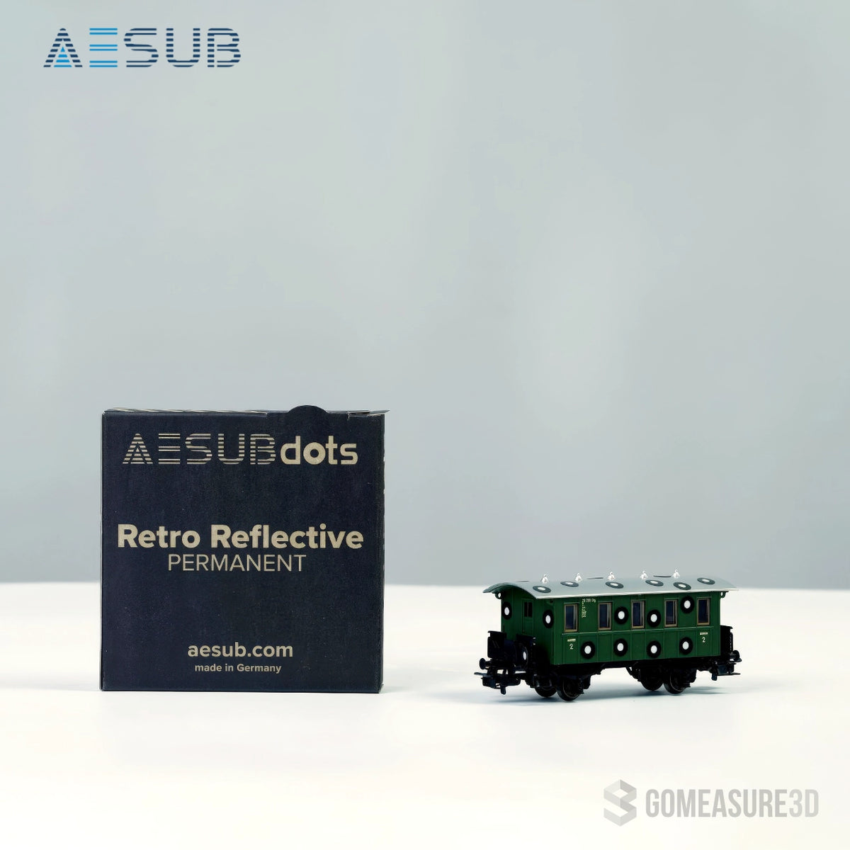 AESUB Dots Retro Reflective Permanent 3mm – GoMeasure3D