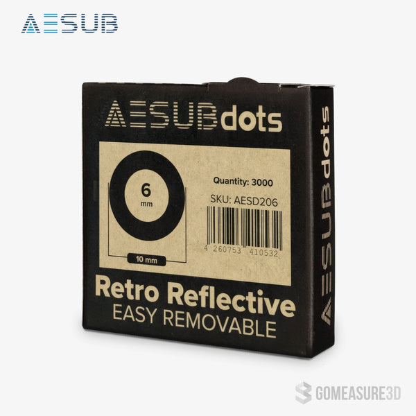 AESUB dots Retro Reflective Easy Removable 6mm
