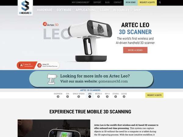 Artec Leo 3D Scanner (Demo Unit)