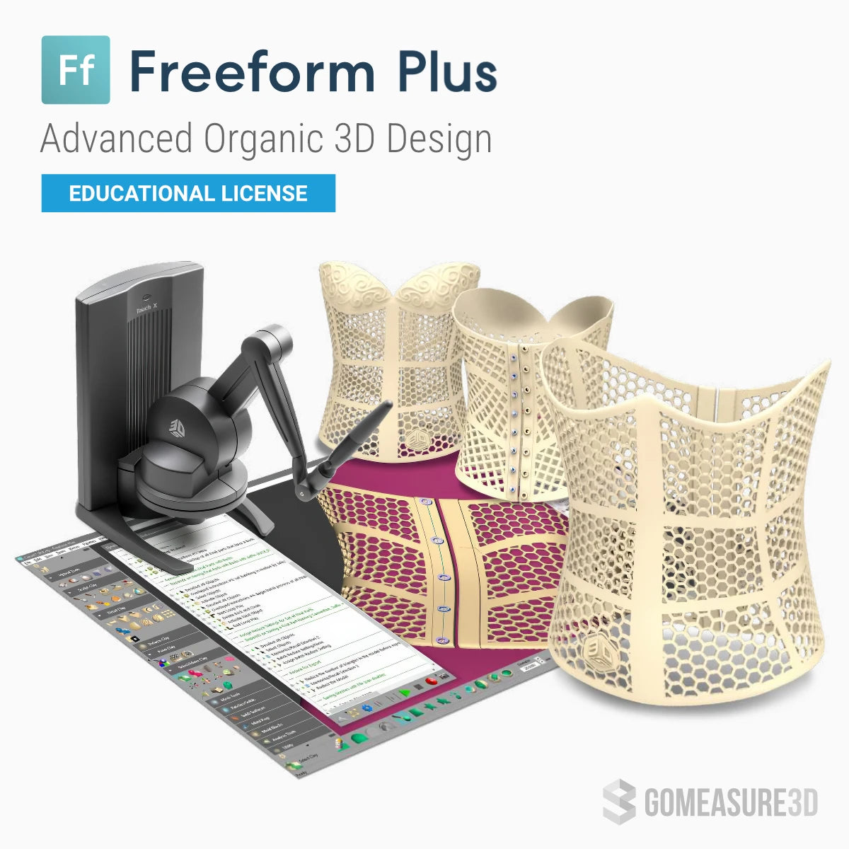 Geomagic Freeform Plus Advanced Organic Modeling Software (Educational ...