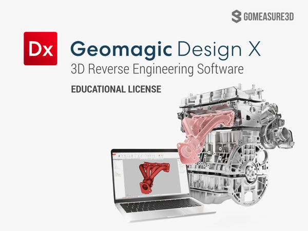 Geomagic Design X Reverse Engineering Software (Educational License & Upgrade Options)