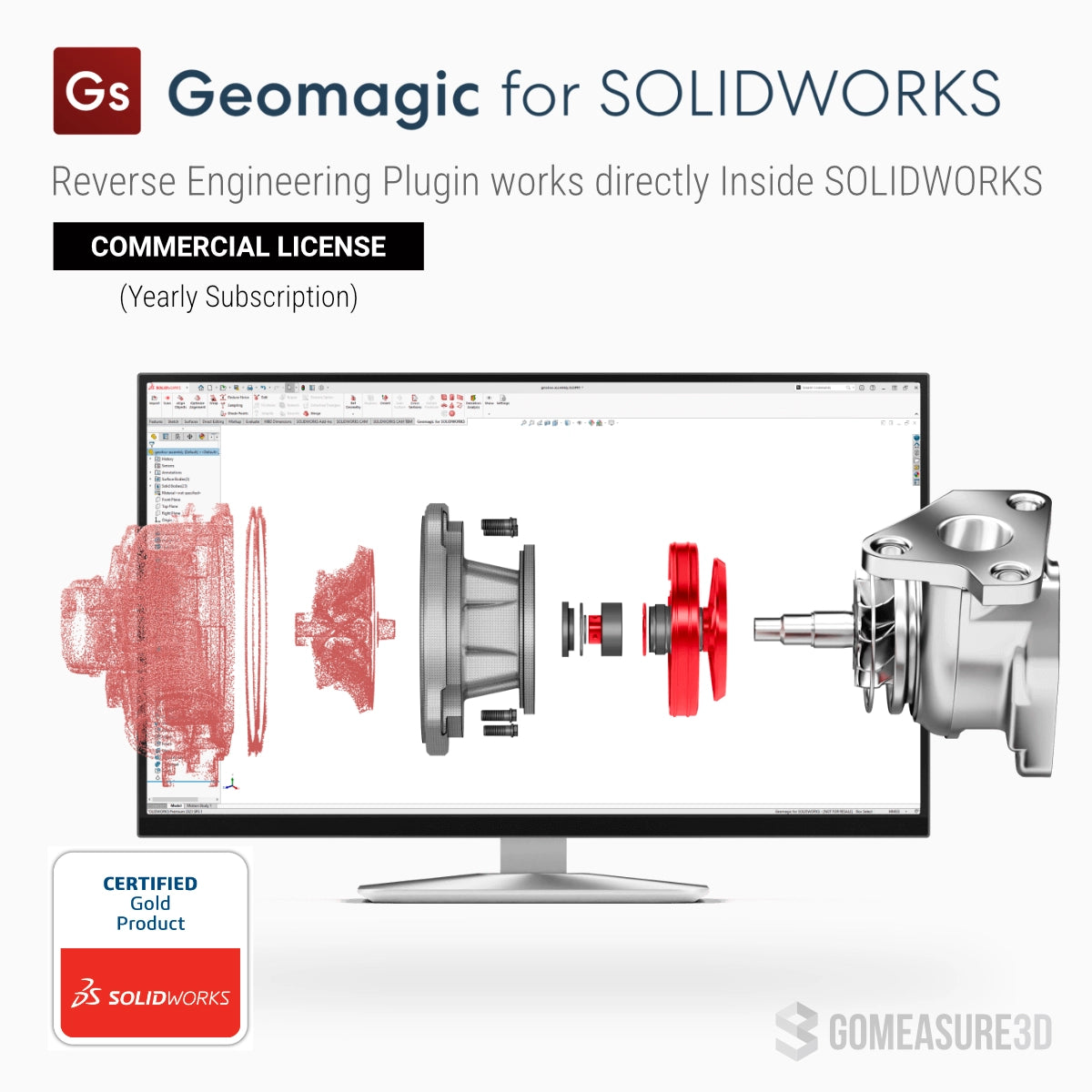 Geomagic for Solidworks (Professional License - Yearly Subscription ...