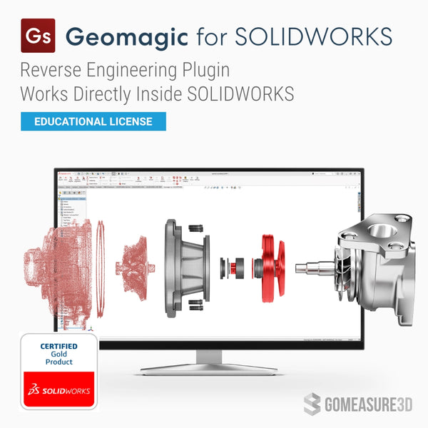 Geomagic for Solidworks (Educational License & Upgrade Options)