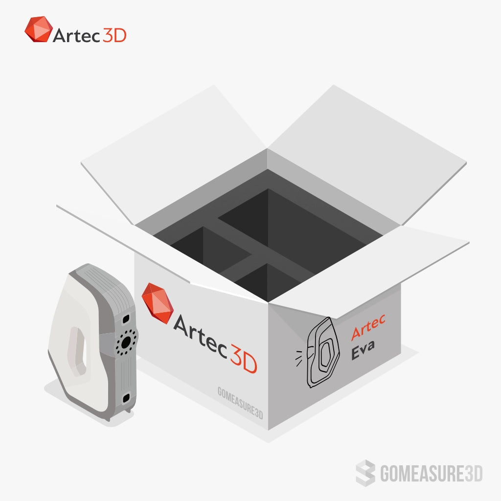 Artec Box Artec Eva Factory Packaging (box and padding) – GoMeasure3D