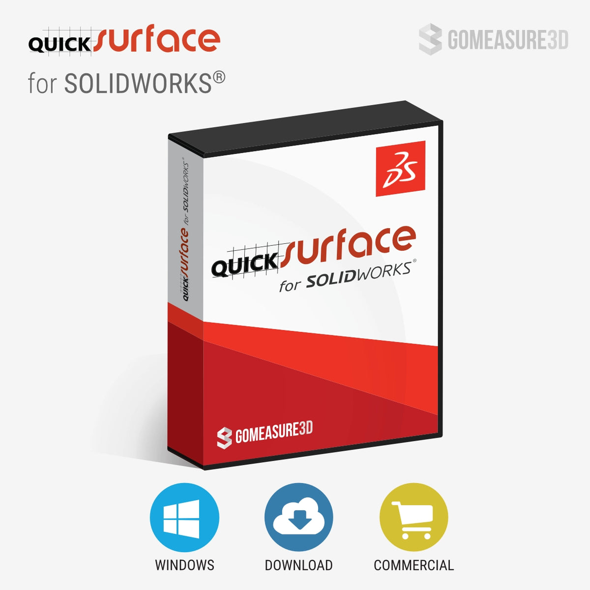 Solid Work Plug In QUICKSURFACE for SOLIDWORKS (plug-in) – GoMeasure3D