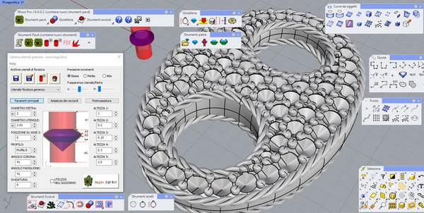Rhino Pro-J 7.0 Jewelry Software
