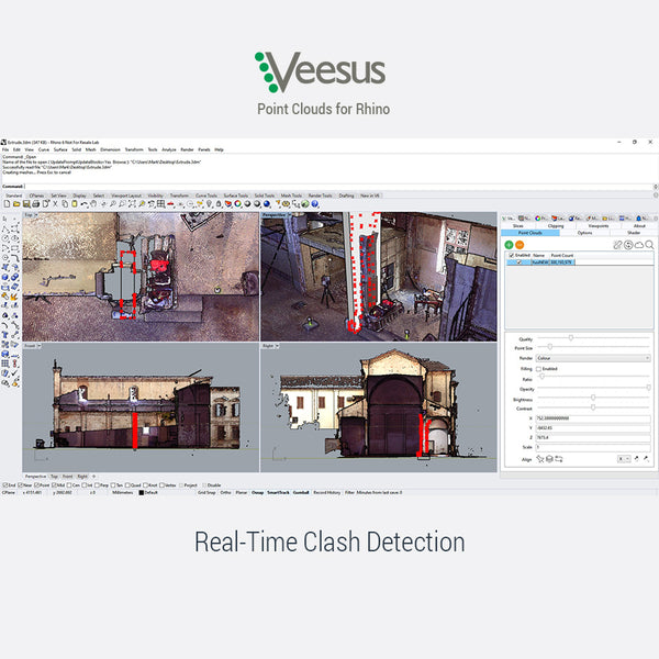 Veesus Point Clouds for Rhino (Plug-in)