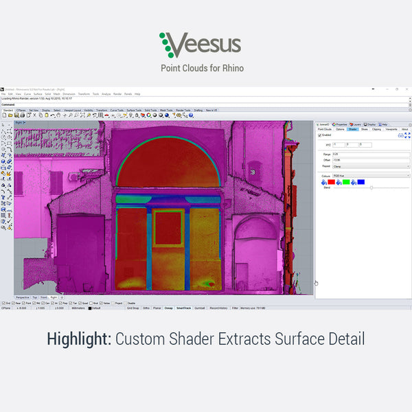 Veesus Point Clouds for Rhino (Plug-in)