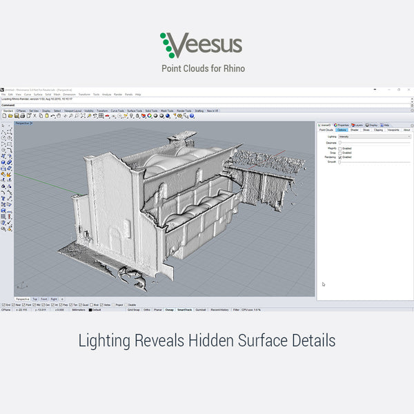 Veesus Point Clouds for Rhino (Plug-in)